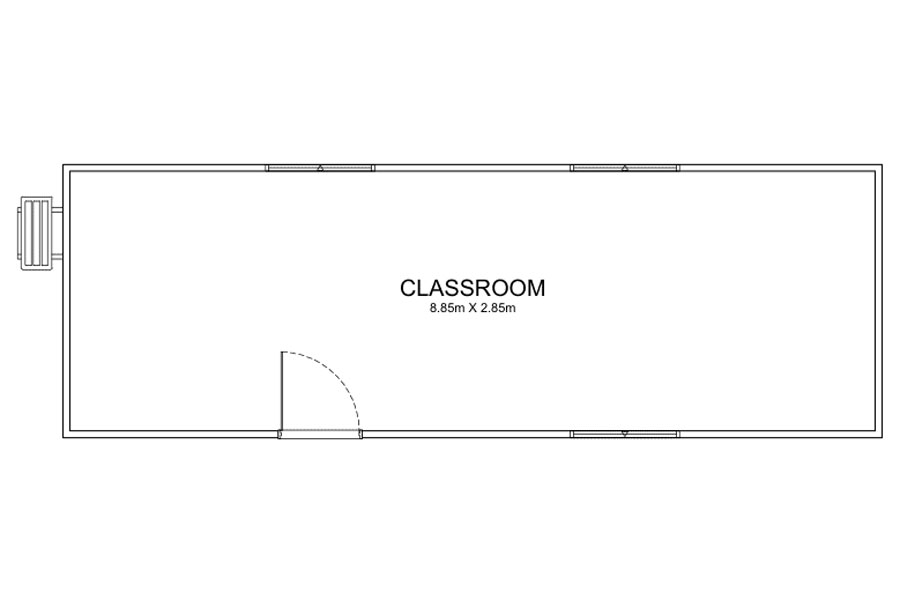9m Long Classroom