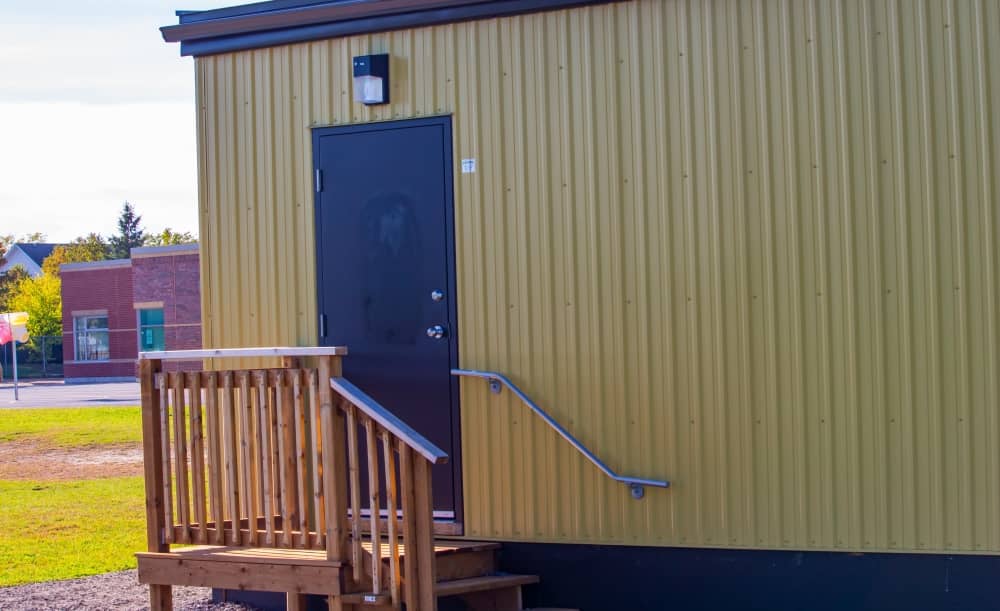 School boards are becoming aware that modular classrooms are quicker to set up and less expensive to build than traditionally constructed classrooms.